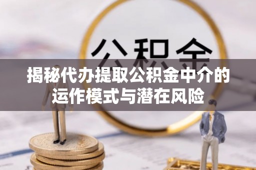 娄底揭秘代办提取公积金中介的运作模式与潜在风险