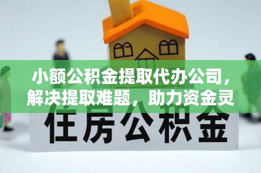 娄底小额公积金提取代办公司，解决提取难题，助力资金灵活使用