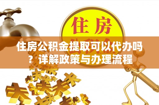 娄底住房公积金提取可以代办吗？详解政策与办理流程