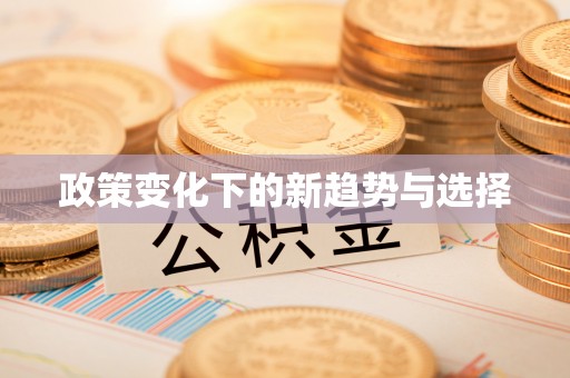 娄底政策变化下的新趋势与选择