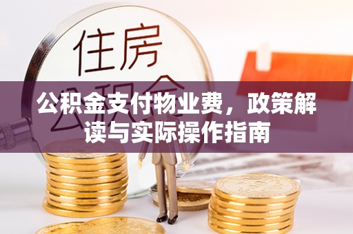 娄底公积金支付物业费，政策解读与实际操作指南