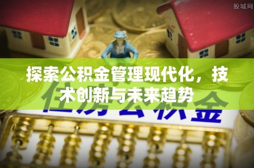 娄底探索公积金管理现代化，技术创新与未来趋势