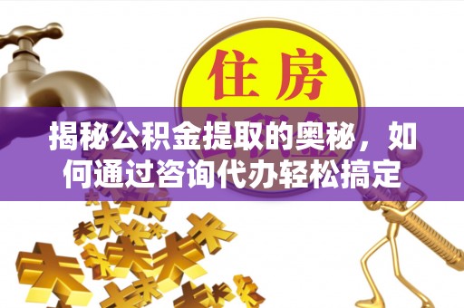 娄底揭秘公积金提取的奥秘，如何通过咨询代办轻松搞定