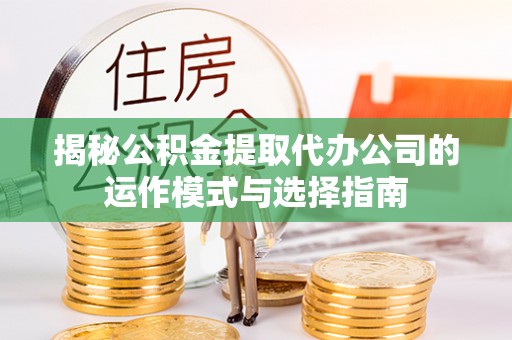 娄底揭秘公积金提取代办公司的运作模式与选择指南