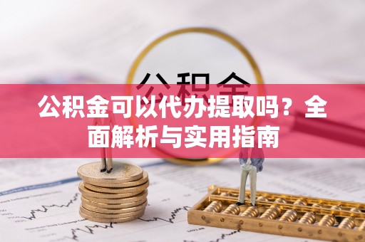 娄底公积金可以代办提取吗？全面解析与实用指南