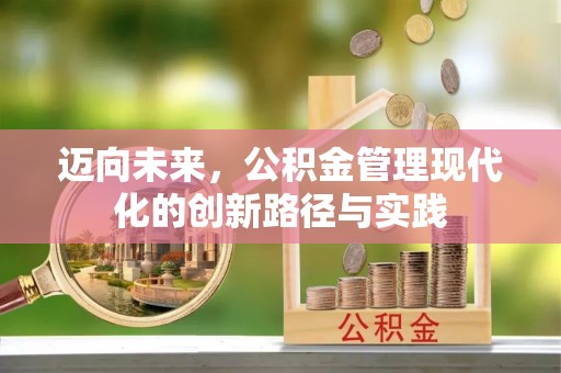 娄底迈向未来，公积金管理现代化的创新路径与实践