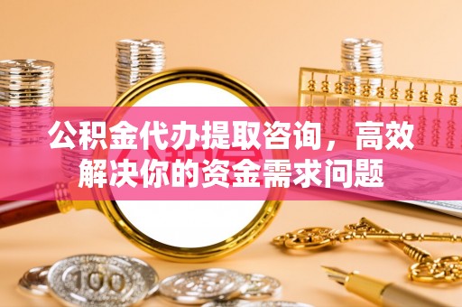 娄底公积金代办提取咨询，高效解决你的资金需求问题