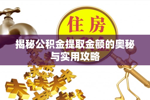 娄底揭秘公积金提取金额的奥秘与实用攻略