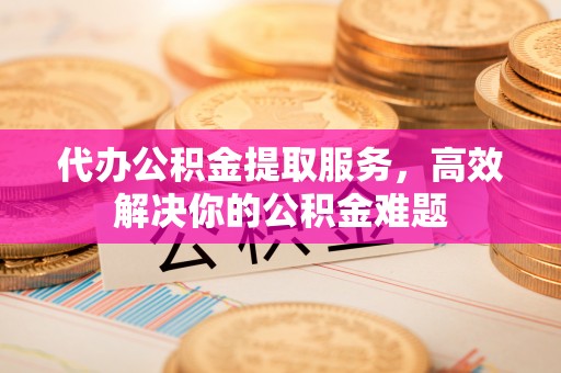娄底代办公积金提取服务，高效解决你的公积金难题