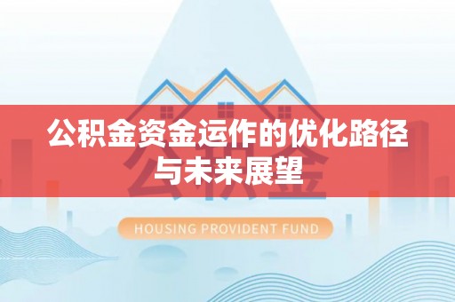 娄底公积金资金运作的优化路径与未来展望
