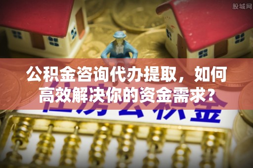 娄底公积金咨询代办提取，如何高效解决你的资金需求？