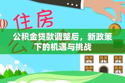 娄底公积金贷款调整后，新政策下的机遇与挑战