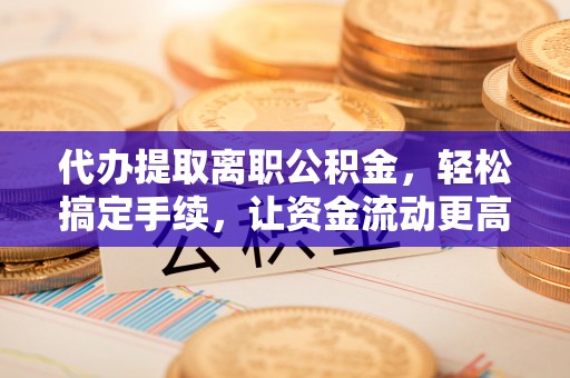 娄底代办提取离职公积金，轻松搞定手续，让资金流动更高效