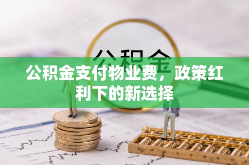 娄底公积金支付物业费，政策红利下的新选择