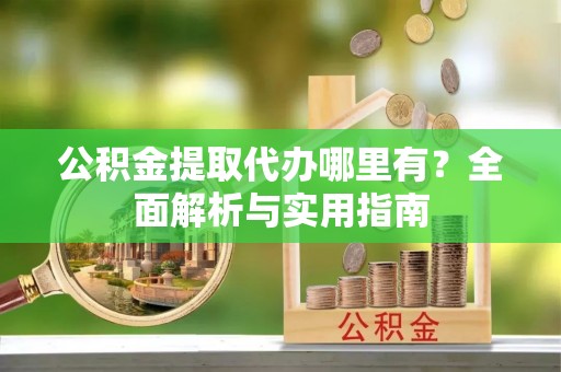 娄底公积金提取代办哪里有？全面解析与实用指南