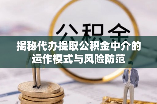 娄底揭秘代办提取公积金中介的运作模式与风险防范