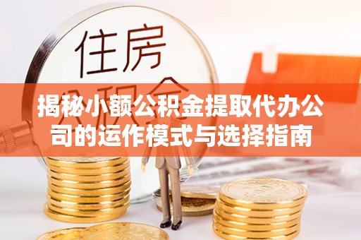 娄底揭秘小额公积金提取代办公司的运作模式与选择指南