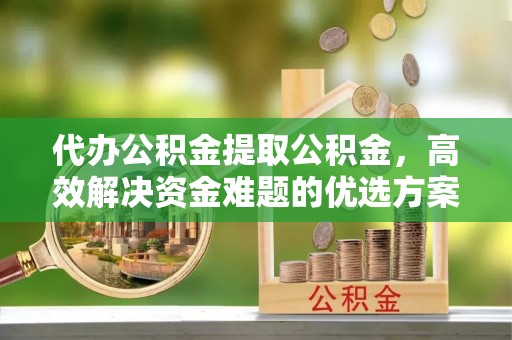 娄底代办公积金提取公积金，高效解决资金难题的优选方案