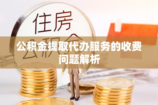 娄底公积金提取代办服务的收费问题解析