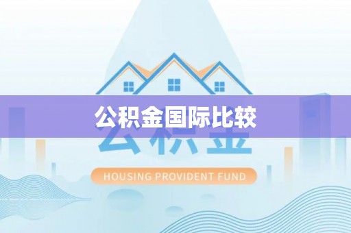 娄底公积金国际比较