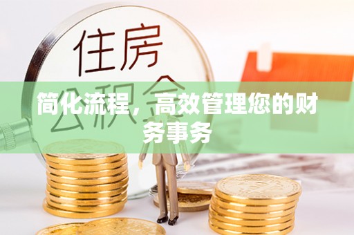 娄底简化流程，高效管理您的财务事务