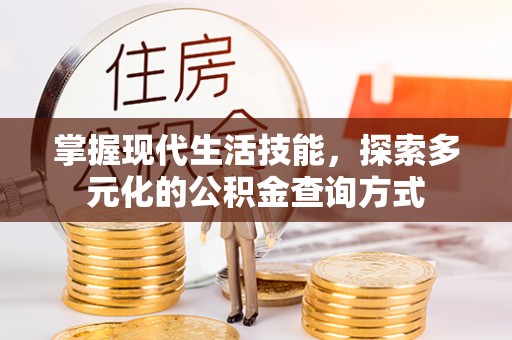娄底掌握现代生活技能，探索多元化的公积金查询方式