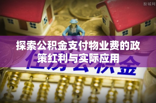 娄底探索公积金支付物业费的政策红利与实际应用