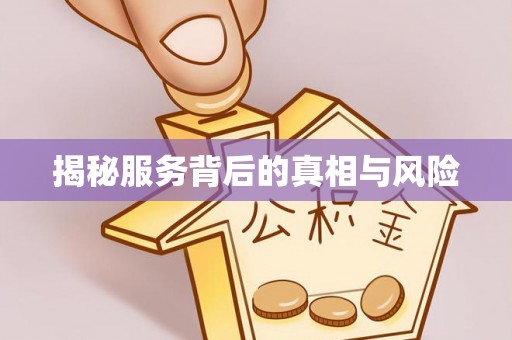 娄底揭秘服务背后的真相与风险